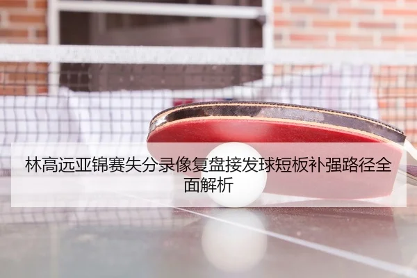 林高远亚锦赛失分录像复盘接发球短板补强路径全面解析